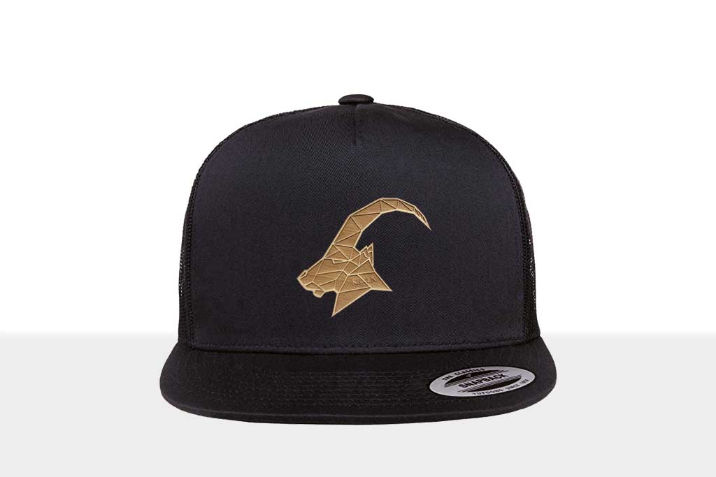 Airtime KRXLN Snapback Cap Mesh - Wood Cap - Wooden Emblem