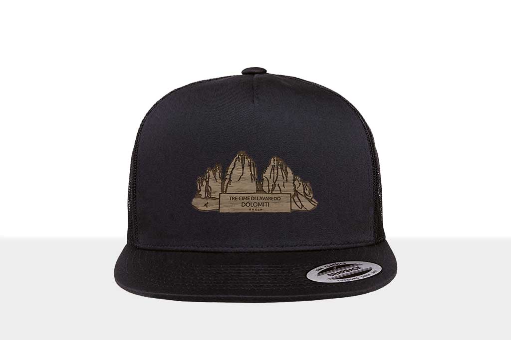 Airtime KRXLN Snapback Cap Mesh - Wood Cap - Wooden Emblem