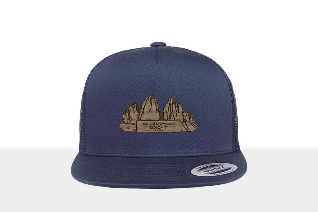 Airtime KRXLN Snapback Cap Mesh - Wood Cap - Wooden Emblem