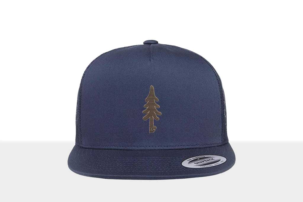 Airtime KRXLN Snapback Cap Mesh - Wood Cap - Wooden Emblem
