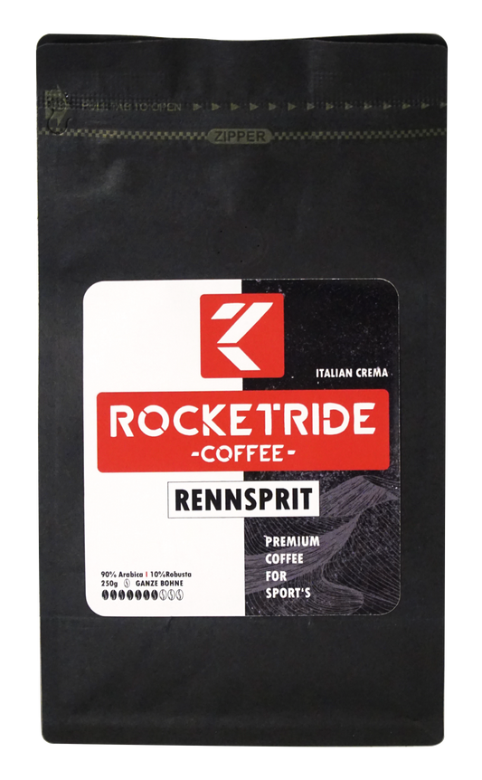 Rocketride Coffee - Kaffee für Sport - säurearm - 250g