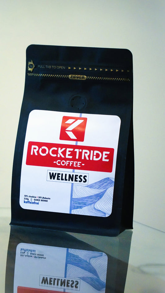 Rocketride Coffee - Wellness - koffeinfrei - säurearm - 250g