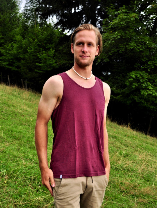 KRXLN Wander Unisex Tanktop - Holzfaser - atmungsaktiv - Fitness Tanktop